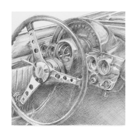 Ethan Harper 'Behind The Wheel Ii' Canvas Art,24x24